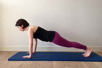 Exercice planche Pilates